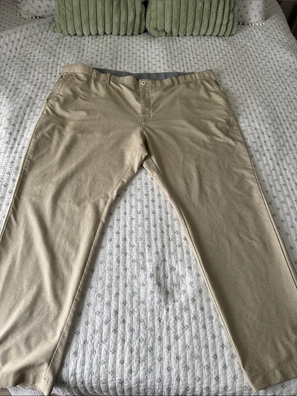 Tommy Bahama Men’s Big and Tall Tan Chino Pants